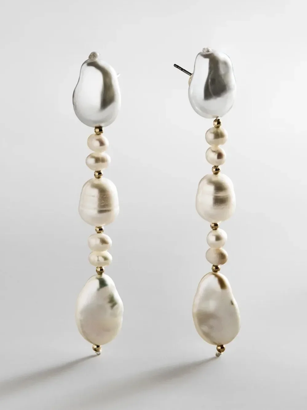 NEW Baublebar Beatrice Baroque Pearl Earrings
